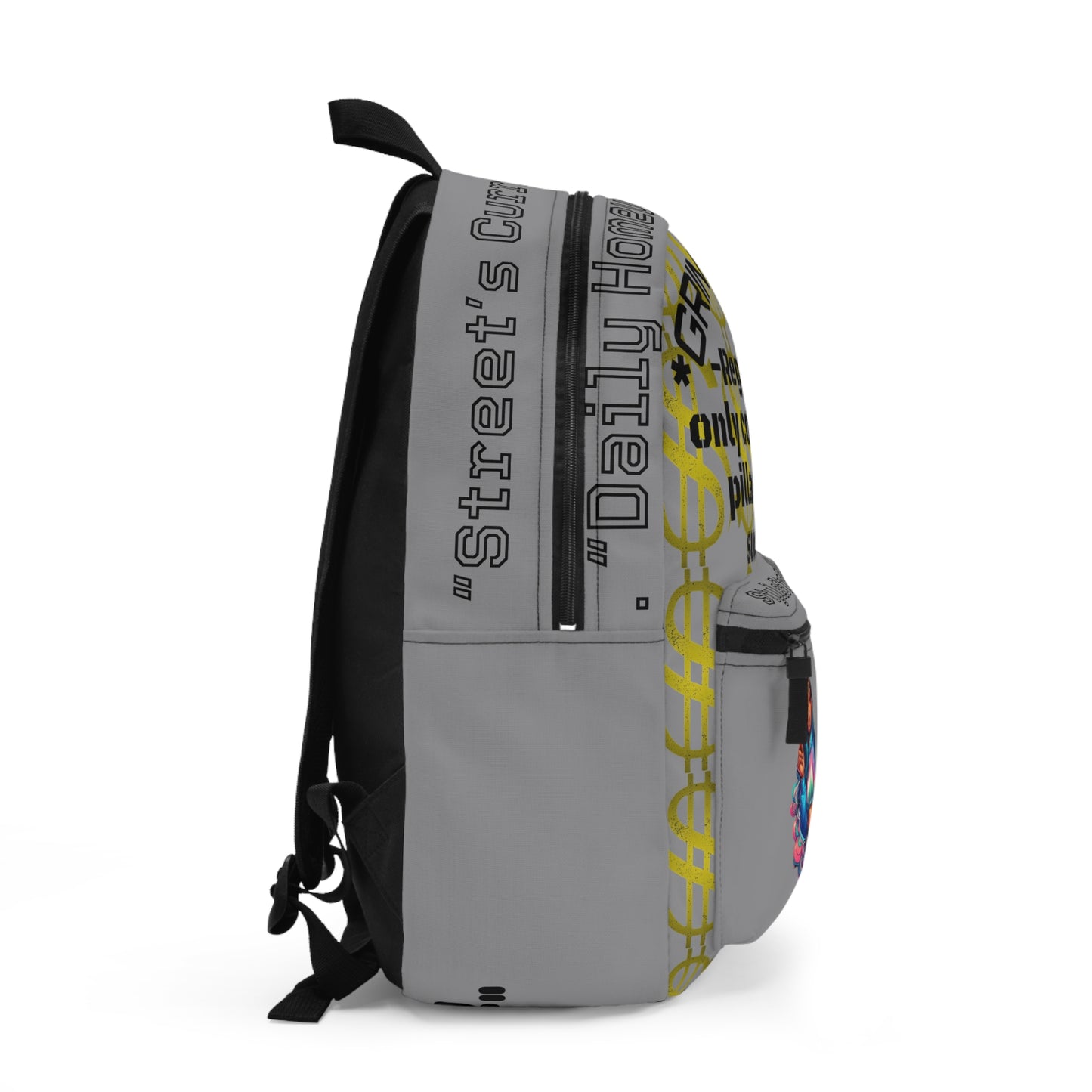 Backpack Grind Harder Motivational