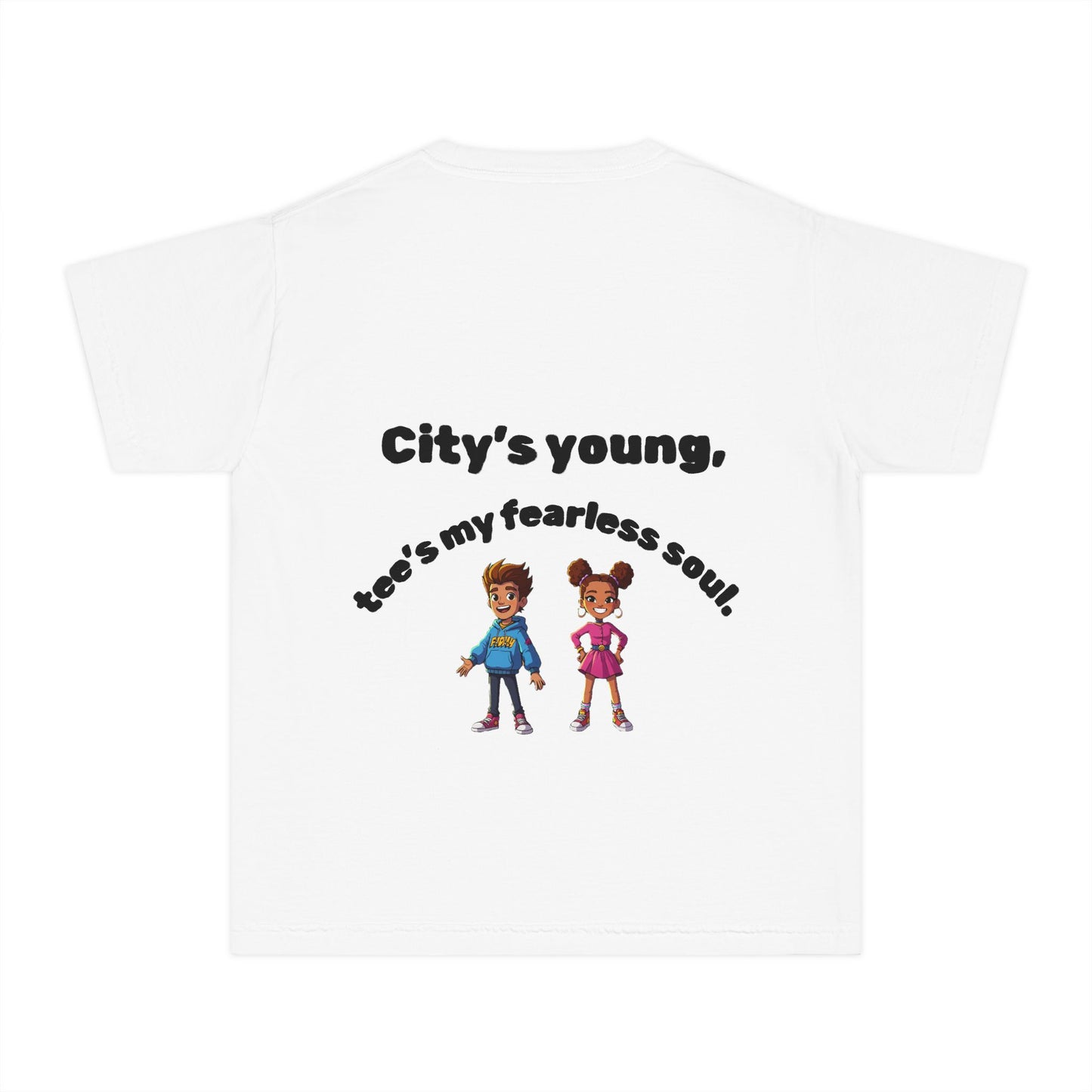Youth Midweight Tee, Stylish Statement Tee, Perfect for Teens, Casual Wear, Gift for Birthdays, Statement Apparel, Trendy Youth Fashion