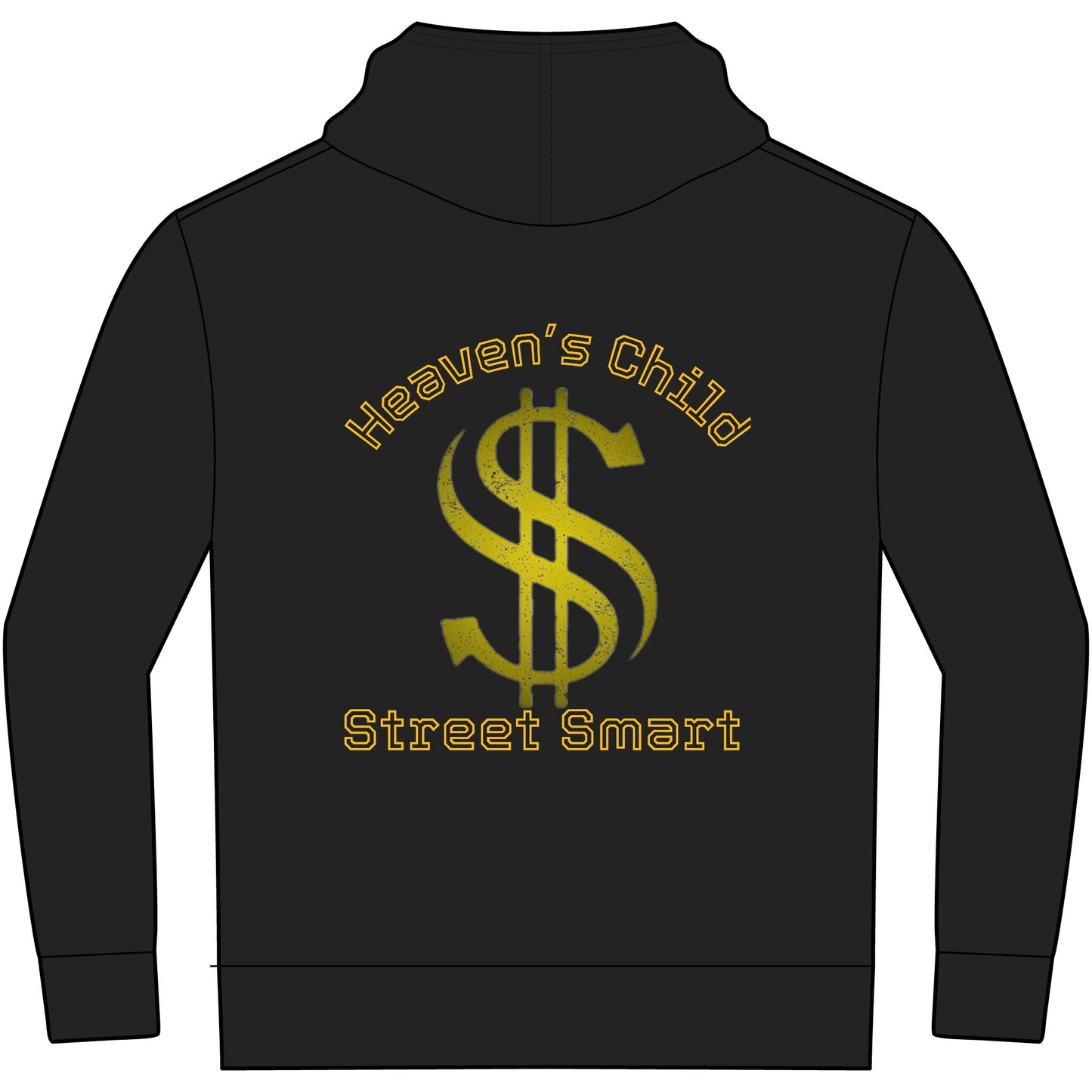 Fleece Hoodie Heaven’s Child, Street Smart Design
