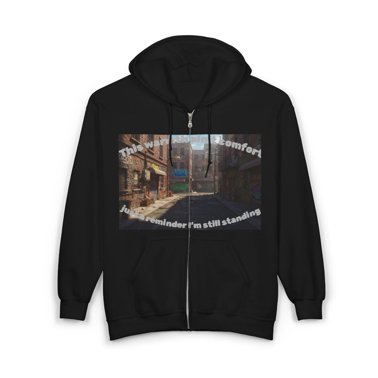 Unisex Zip-Up Hoodie with Inspirational Design, Cozy Hoodie, Motivational Apparel, Perfect Gift for Friends and Family, Casual [...]