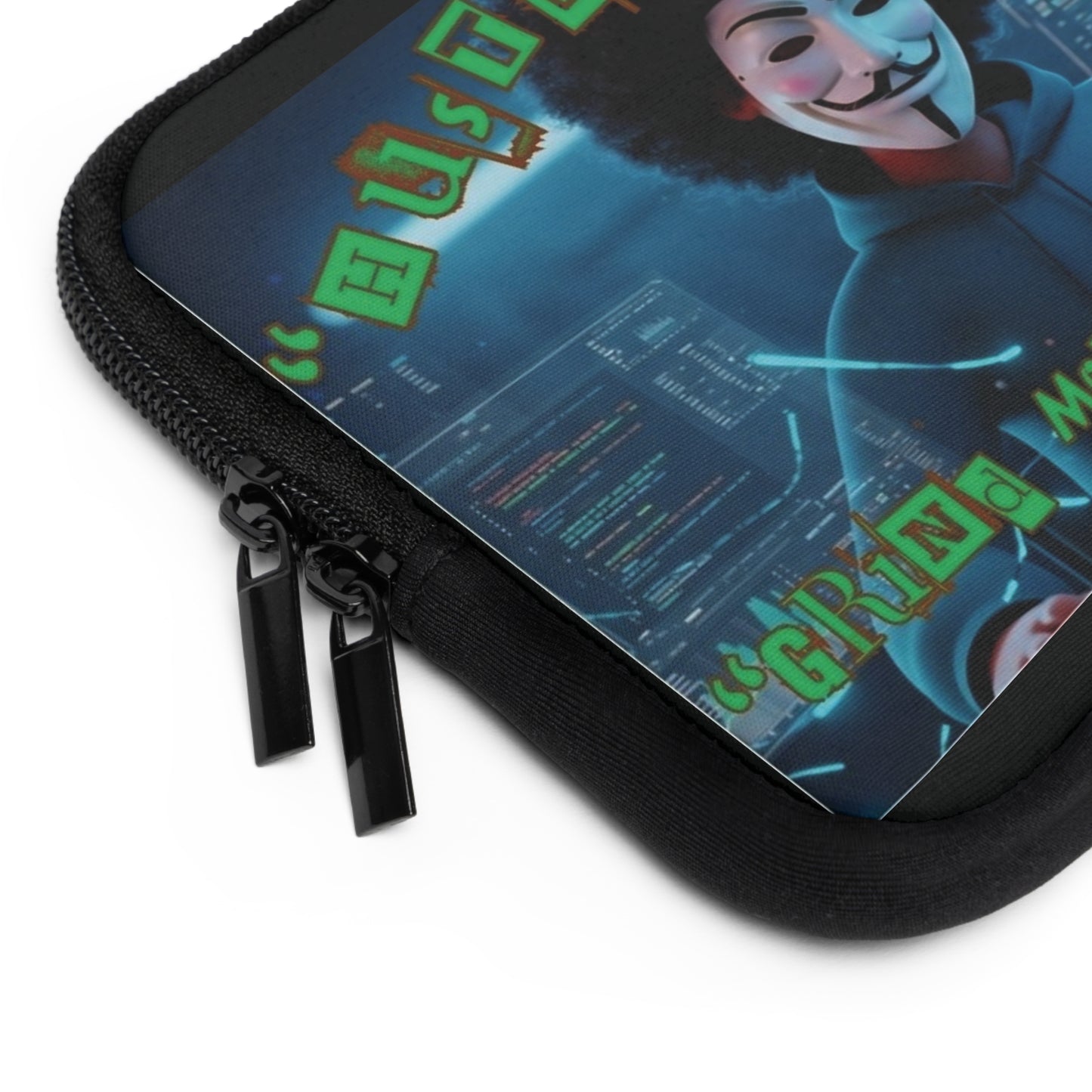 Hustle in Code Laptop Sleeve, Tech Accessories, Gift for Programmers, Cybersecurity Laptop Case, Stylish Computer Sleeve