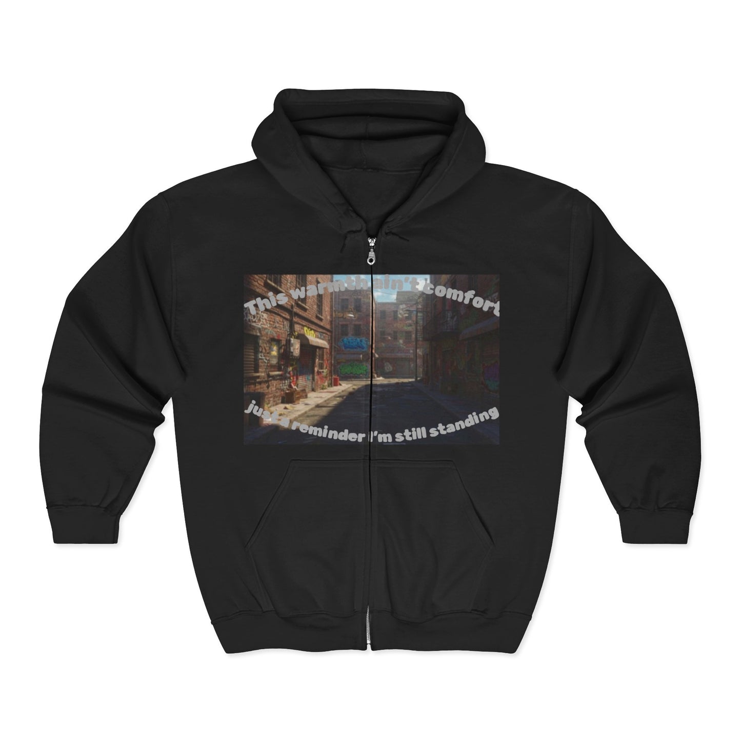 Unisex Zip-Up Hoodie with Inspirational Design, Cozy Hoodie, Motivational Apparel, Perfect Gift for Friends and Family, Casual [...]
