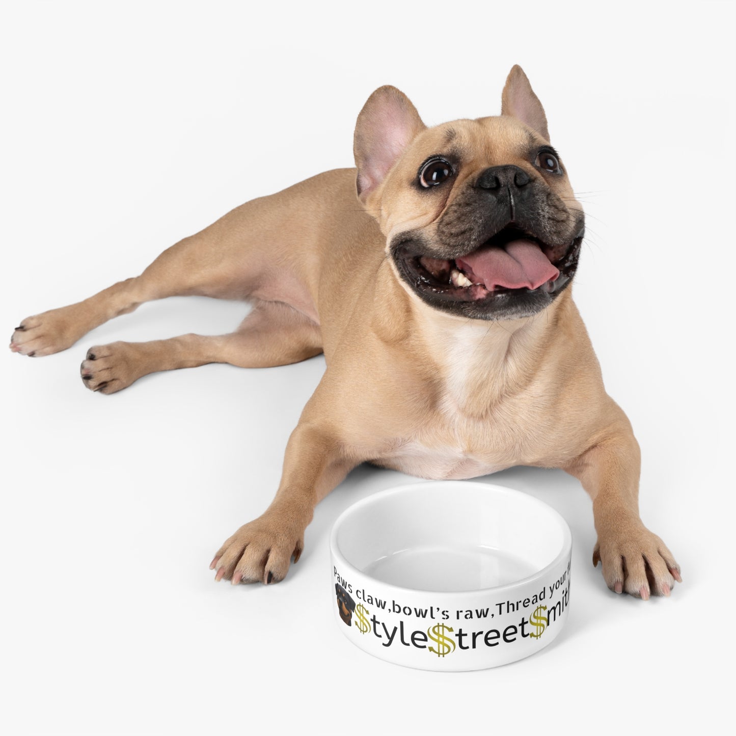 Stylish Pet Bowl for Trendy Pets, Unique Dog Bowl, Cat Bowl, Pet Lover Gift, Customizable Pet Dish