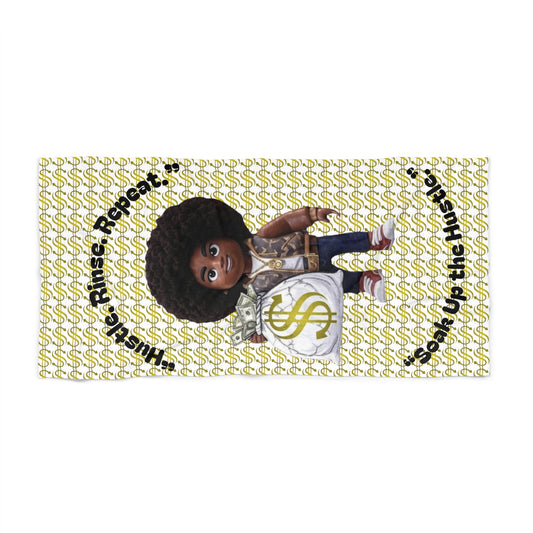 Trendy Beach Towel - Fun Dollar Sign Design, Perfect for Summer, Pool Days, Vacations, Beach Lovers, Gift for Friends