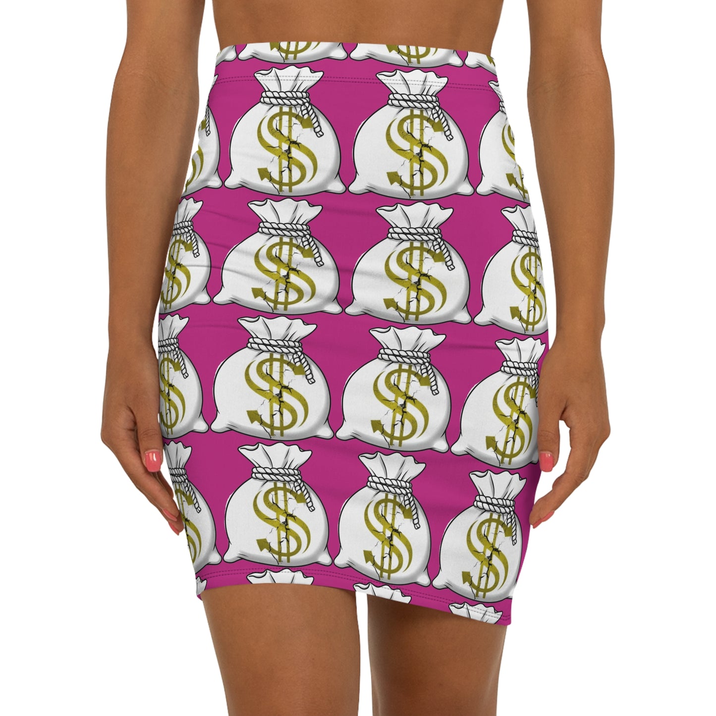 Pencil Skirt, Limited Edition Quote Design, Women's Fashion, Office Wear, Gift for Her, Work Attire, Unique Apparel