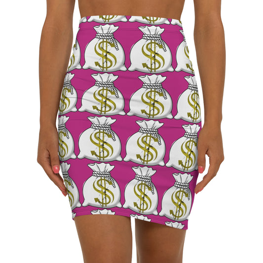 Pencil Skirt, Limited Edition Quote Design, Women's Fashion, Office Wear, Gift for Her, Work Attire, Unique Apparel