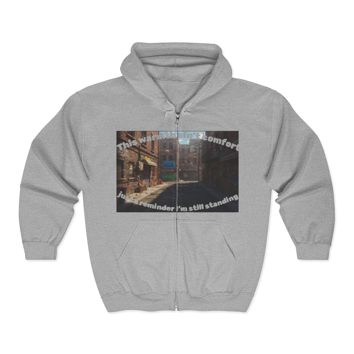 Unisex Zip-Up Hoodie with Inspirational Design, Cozy Hoodie, Motivational Apparel, Perfect Gift for Friends and Family, Casual [...]