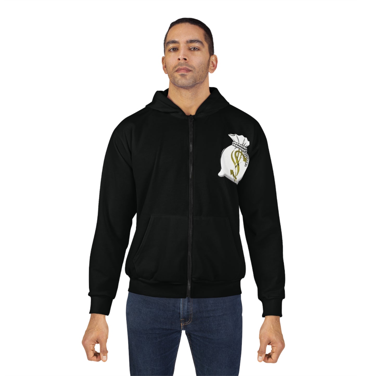 Street Hustle Unisex Zip Hoodie - Urban Style, City Vibes, Hip Hop Fashion, Hustler Attitude, Urban Clothing
