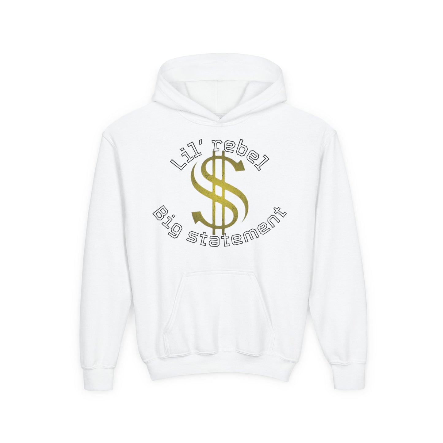 Youth Rebel Hoodie - Stylish Statement Sweatshirt for Trendy Kids, Perfect for Casual Wear, Birthdays, Family Events, and Sports
