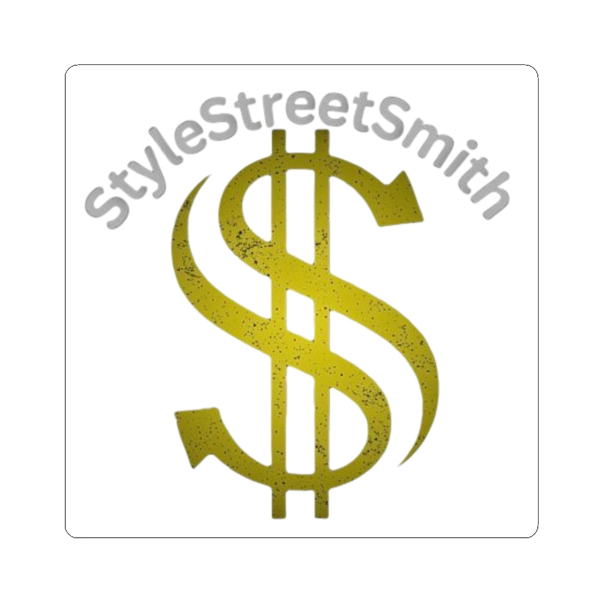 Gold Dollar Sign Kiss-Cut Stickers, Money Theme Decals for Financial Enthusiasts, Budgeting, Planner Accessory, Office Decor, Gift Idea