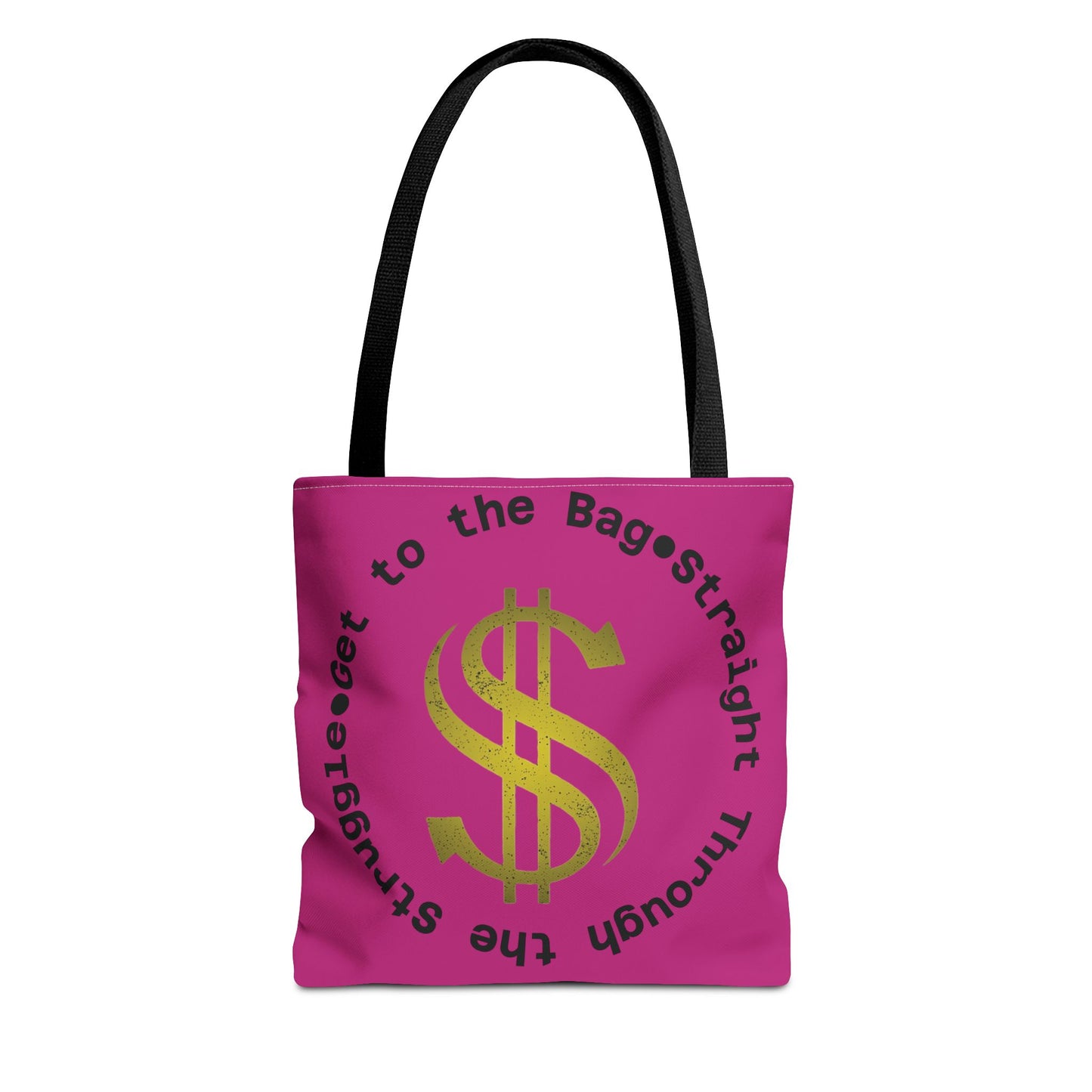 Tote Bag, Road to the Bag: Straight Through the Struggle, Grocery Bag, Shopping Bag, Carryall Tote, Canvas Tote Bag, Reusable Bag
