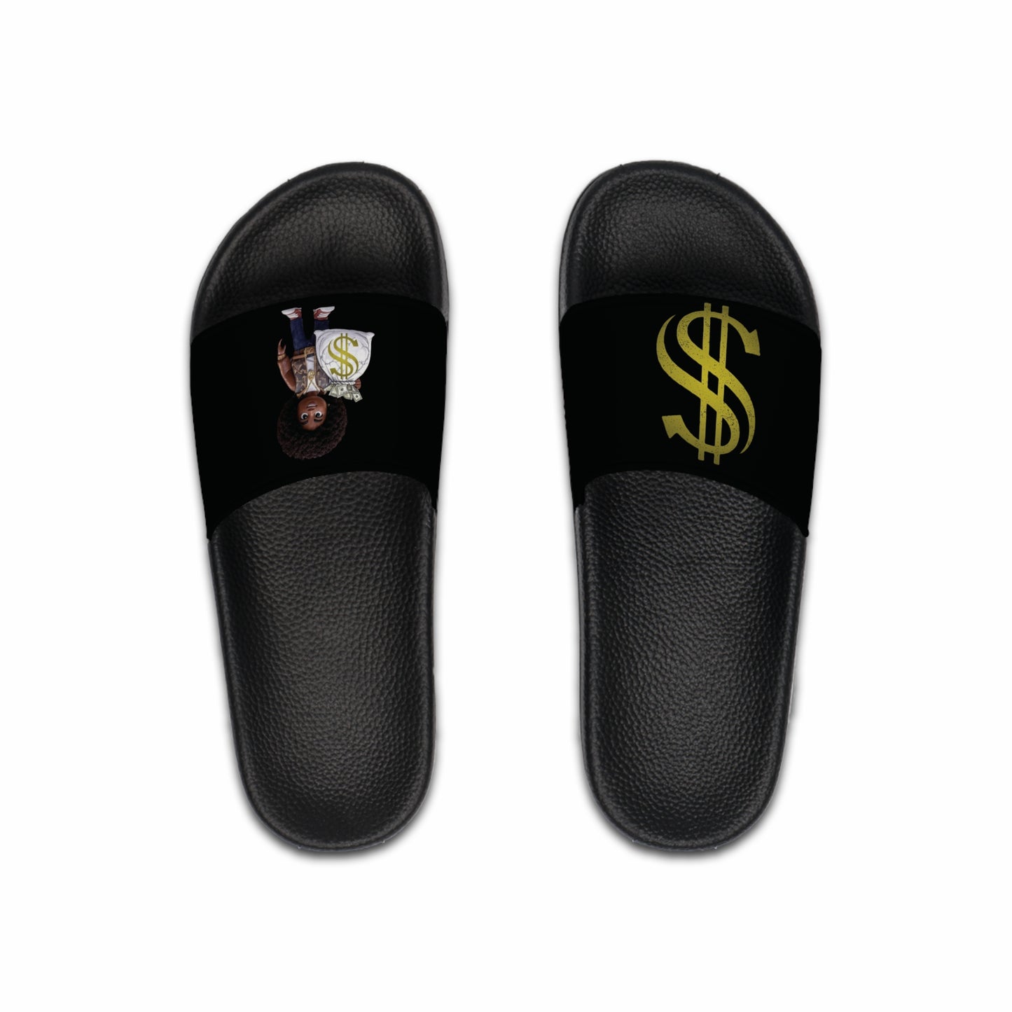 Trendy Dollar Sign Men's Slide Sandals | Casual Footwear, Summer Slides, Beachwear, Gift for Him, Vacation Essentials