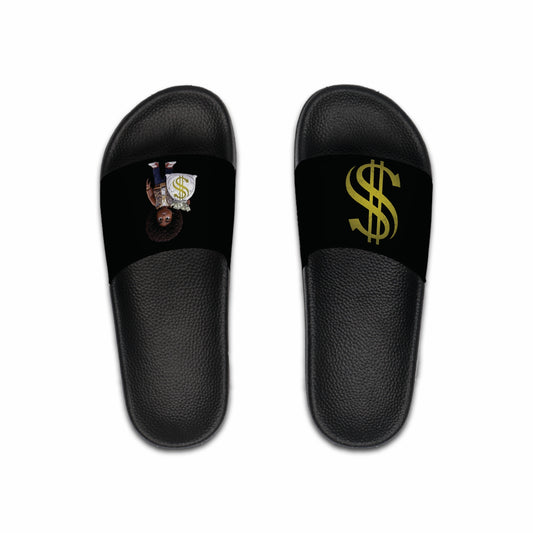 Trendy Dollar Sign Men's Slide Sandals | Casual Footwear, Summer Slides, Beachwear, Gift for Him, Vacation Essentials