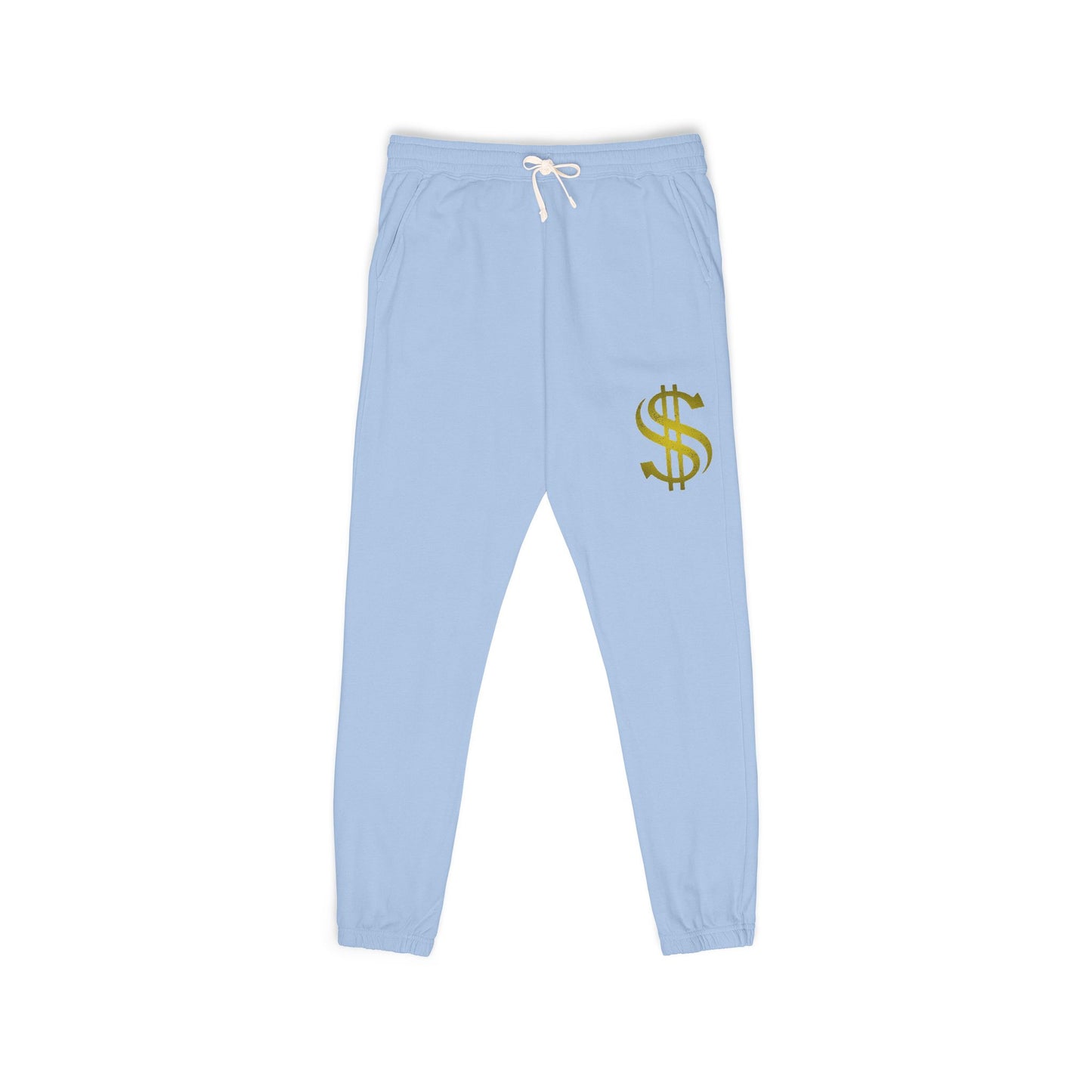 Vibrant Dollar Sign Fleece Sweatpants - Cozy Unisex Lounge Pants, Casual Wear, Gift for Him/Her, Street Style, Relaxation Outfit