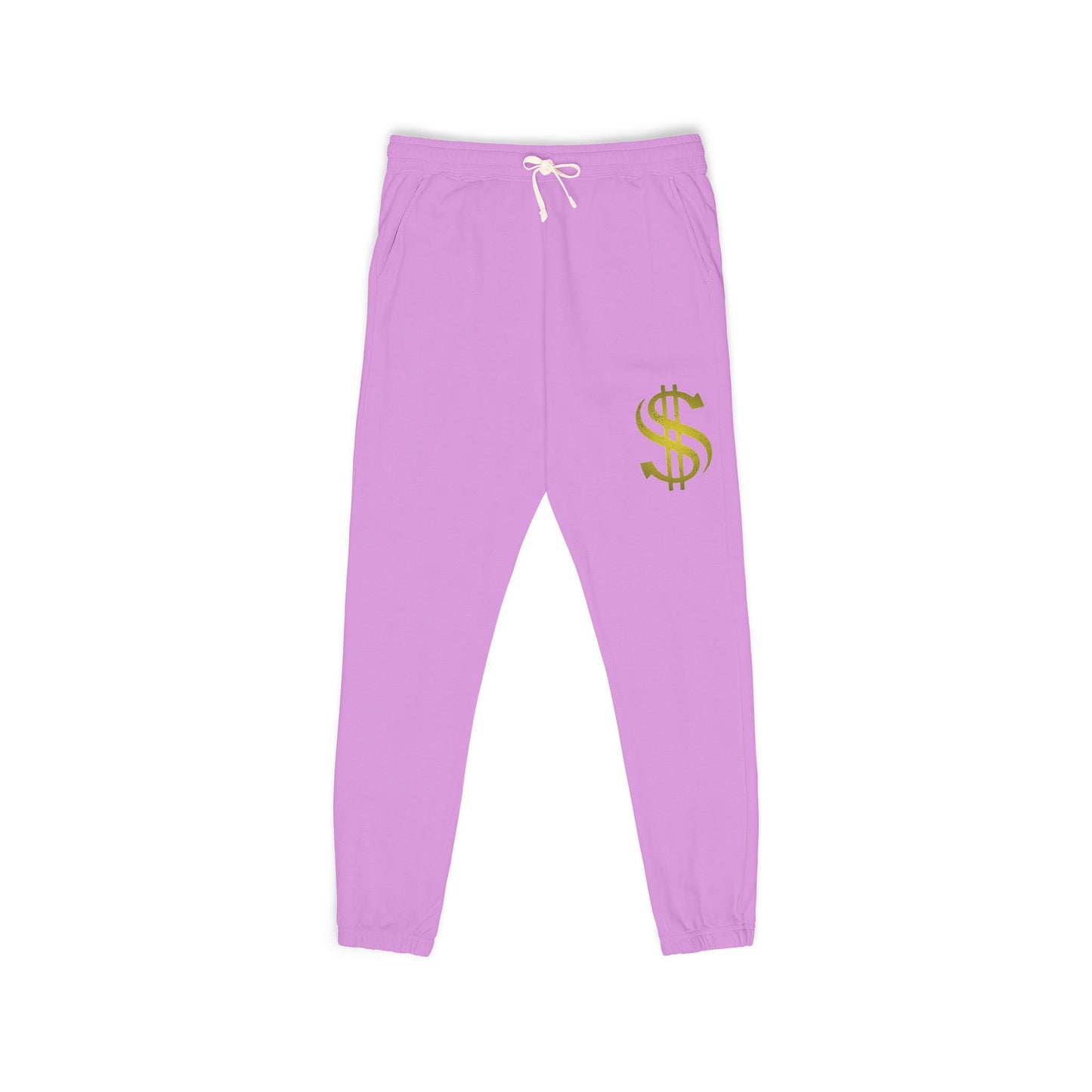 Vibrant Dollar Sign Fleece Sweatpants - Cozy Unisex Lounge Pants, Casual Wear, Gift for Him/Her, Street Style, Relaxation Outfit