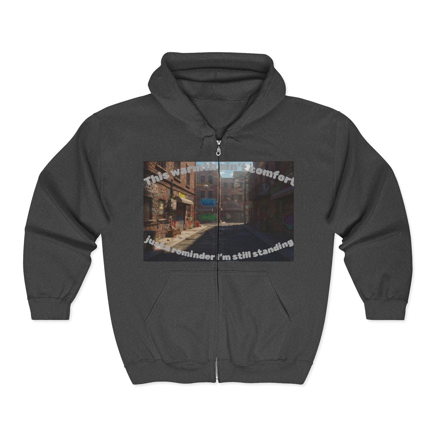 Unisex Zip-Up Hoodie with Inspirational Design, Cozy Hoodie, Motivational Apparel, Perfect Gift for Friends and Family, Casual [...]