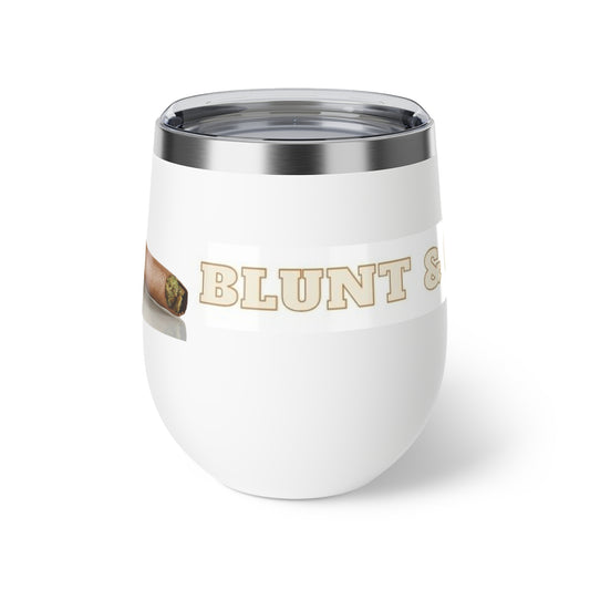 Chic Copper Insulated Cup - Perfect for Sips at Home, Outdoor Adventures, or Gifts, Travel Mug, Blunt & Chill Design