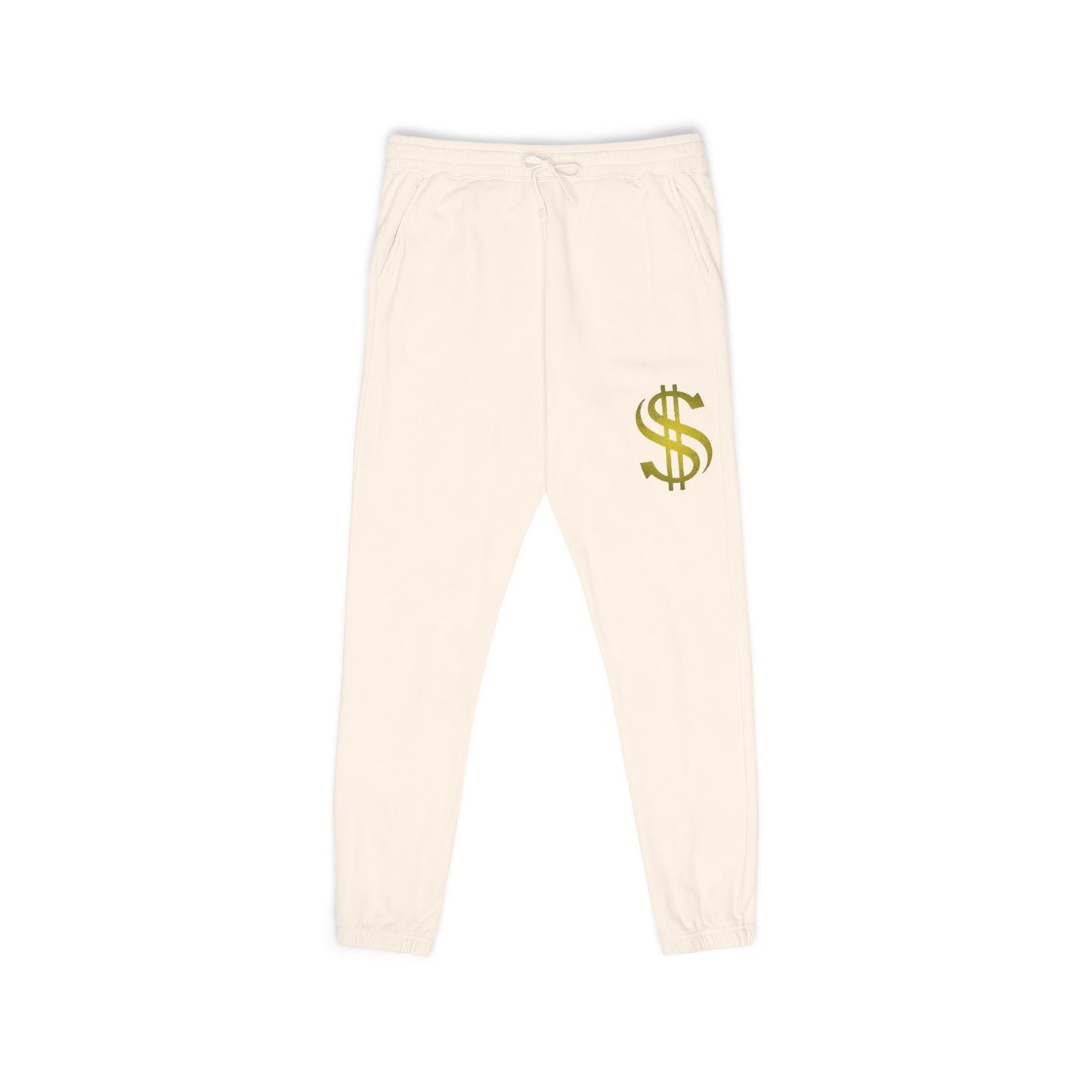 Vibrant Dollar Sign Fleece Sweatpants - Cozy Unisex Lounge Pants, Casual Wear, Gift for Him/Her, Street Style, Relaxation Outfit