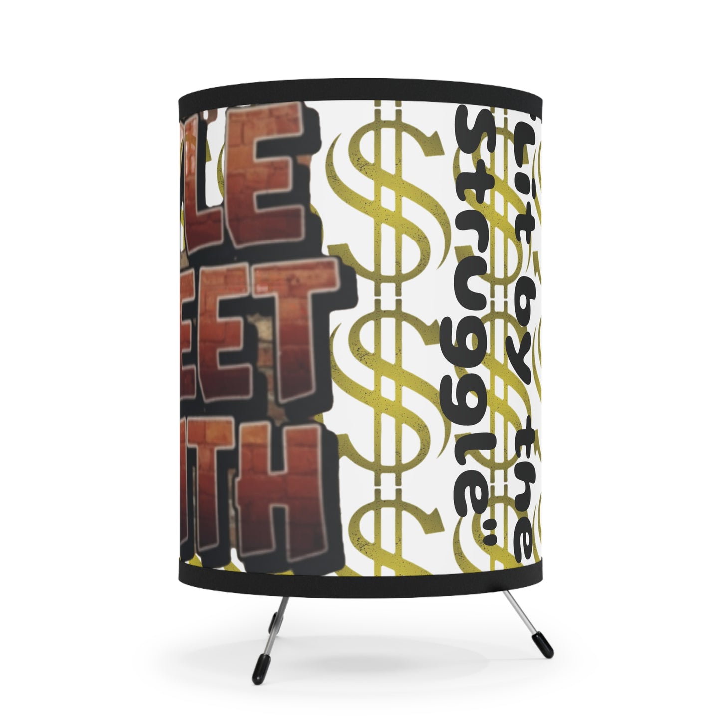 Stylish Dollar Sign Tripod Lamp, Modern Lighting Decor, Unique Gift for Home, Office, or Graduation