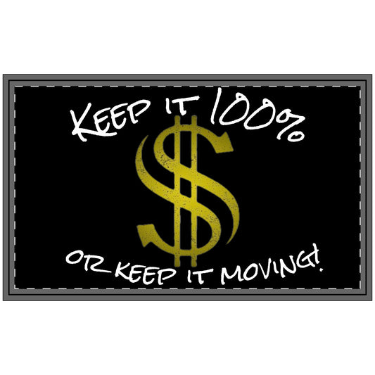 Dollar Sign Polyester Doormat, Funny Entrance Mat, Home Decor, Gift for Money Lovers, Unique Housewarming Gift, Rustic Style