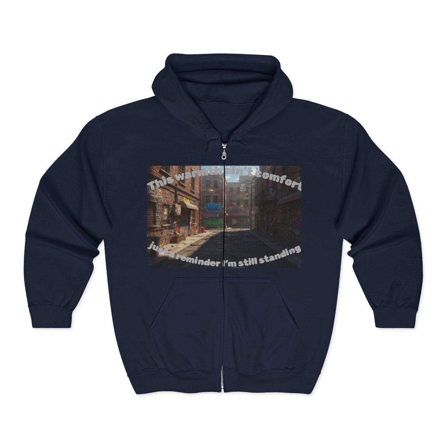 Unisex Zip-Up Hoodie with Inspirational Design, Cozy Hoodie, Motivational Apparel, Perfect Gift for Friends and Family, Casual [...]