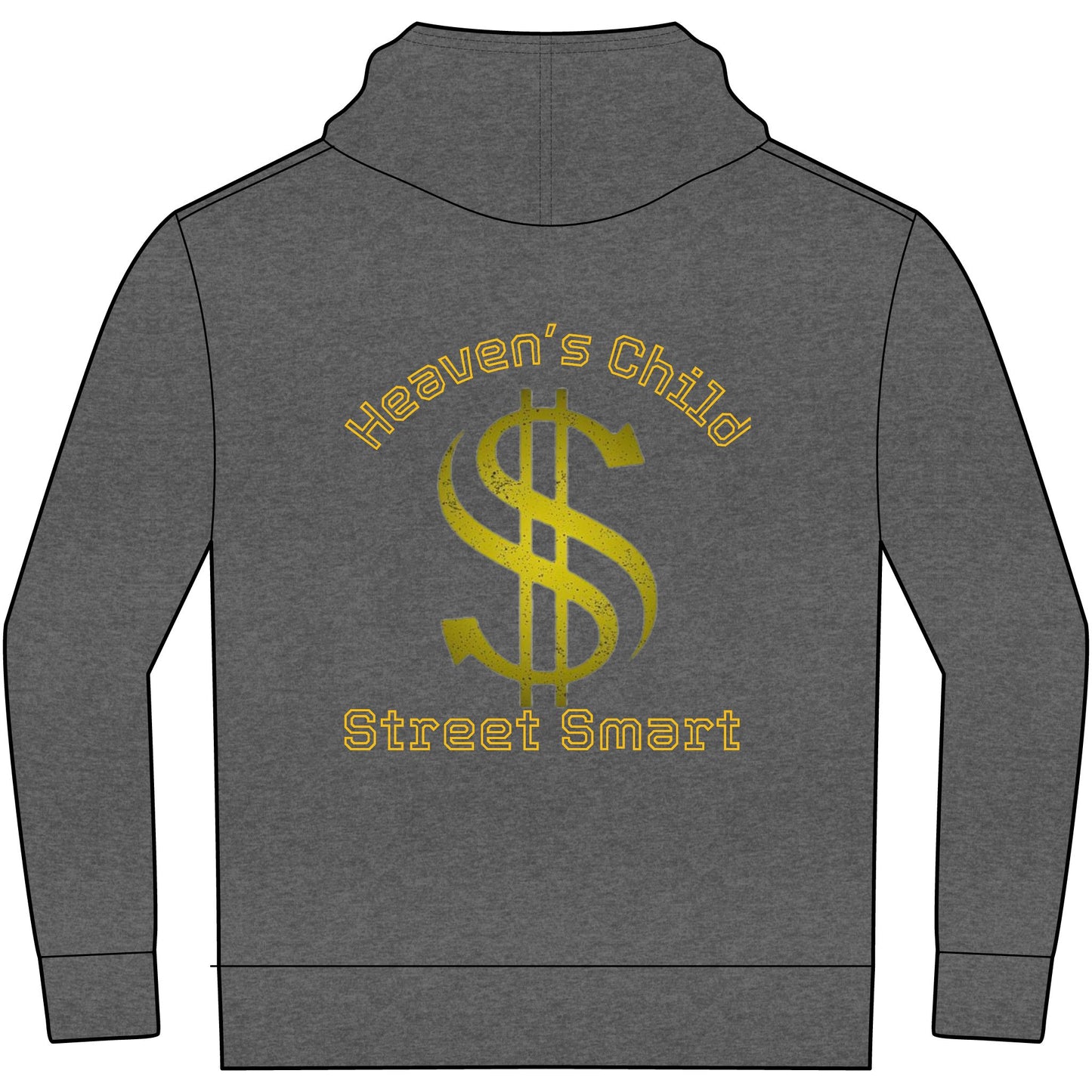 Fleece Hoodie Heaven’s Child, Street Smart Design