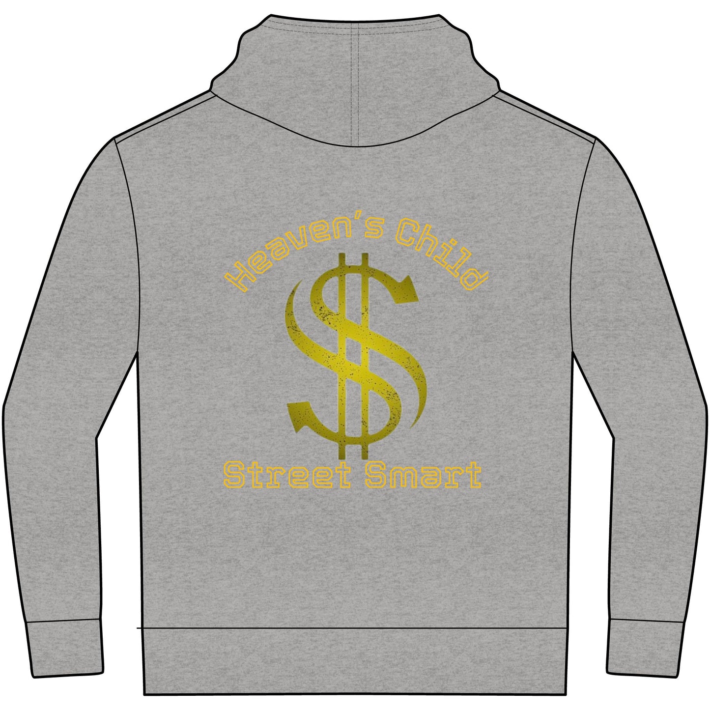 Fleece Hoodie Heaven’s Child, Street Smart Design