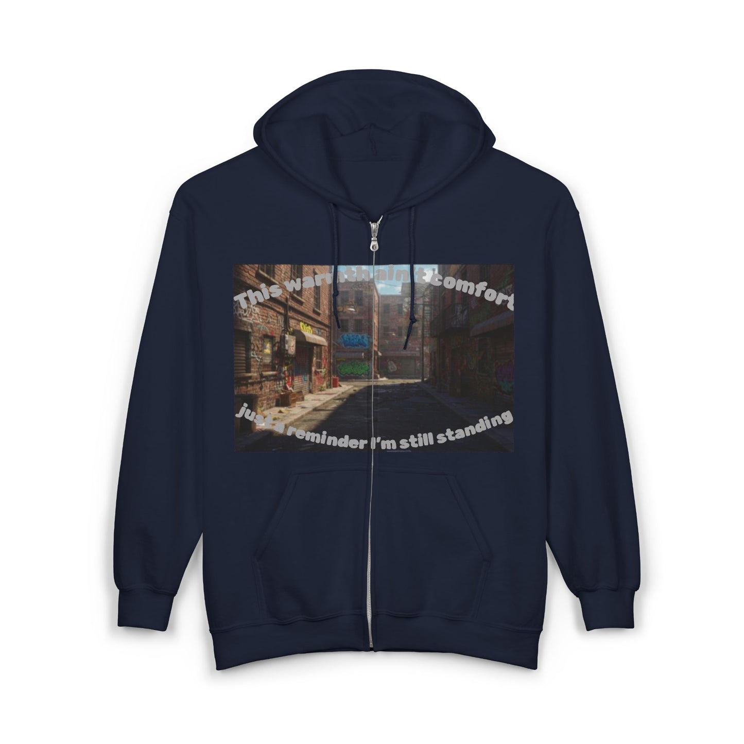 Unisex Zip-Up Hoodie with Inspirational Design, Cozy Hoodie, Motivational Apparel, Perfect Gift for Friends and Family, Casual [...]