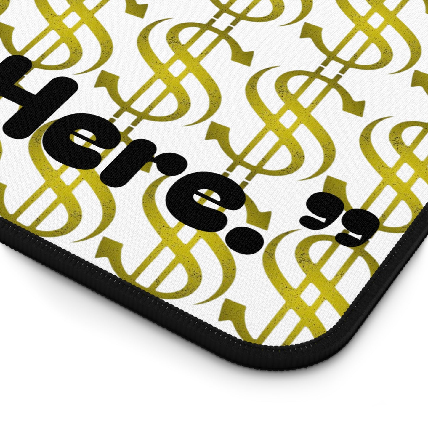 Motivational Desk Mat - Hustle Lives Here | Office Decor, Work From Home Gift, Inspirational Accessory, Productivity Boost