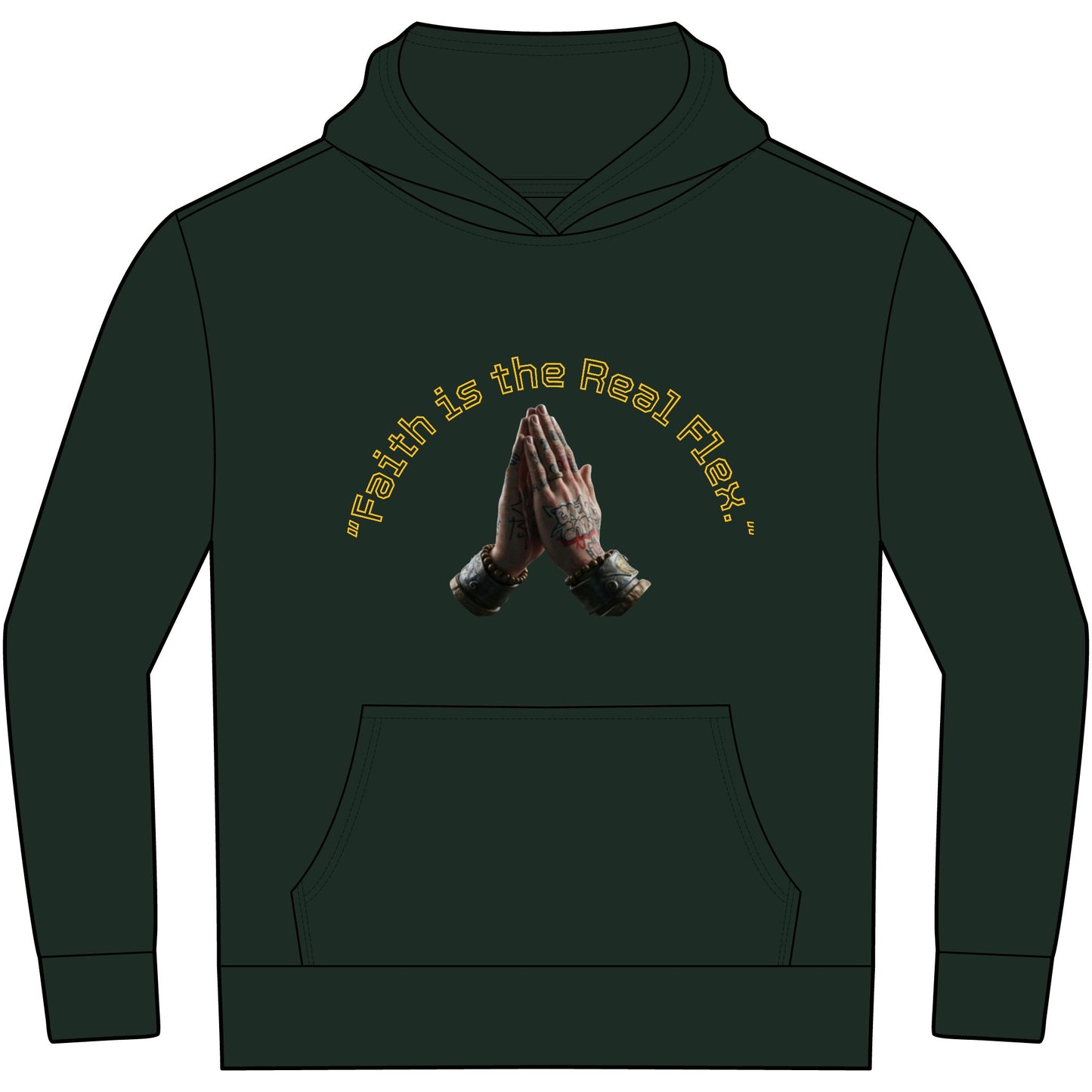 Fleece Hoodie Heaven’s Child, Street Smart Design