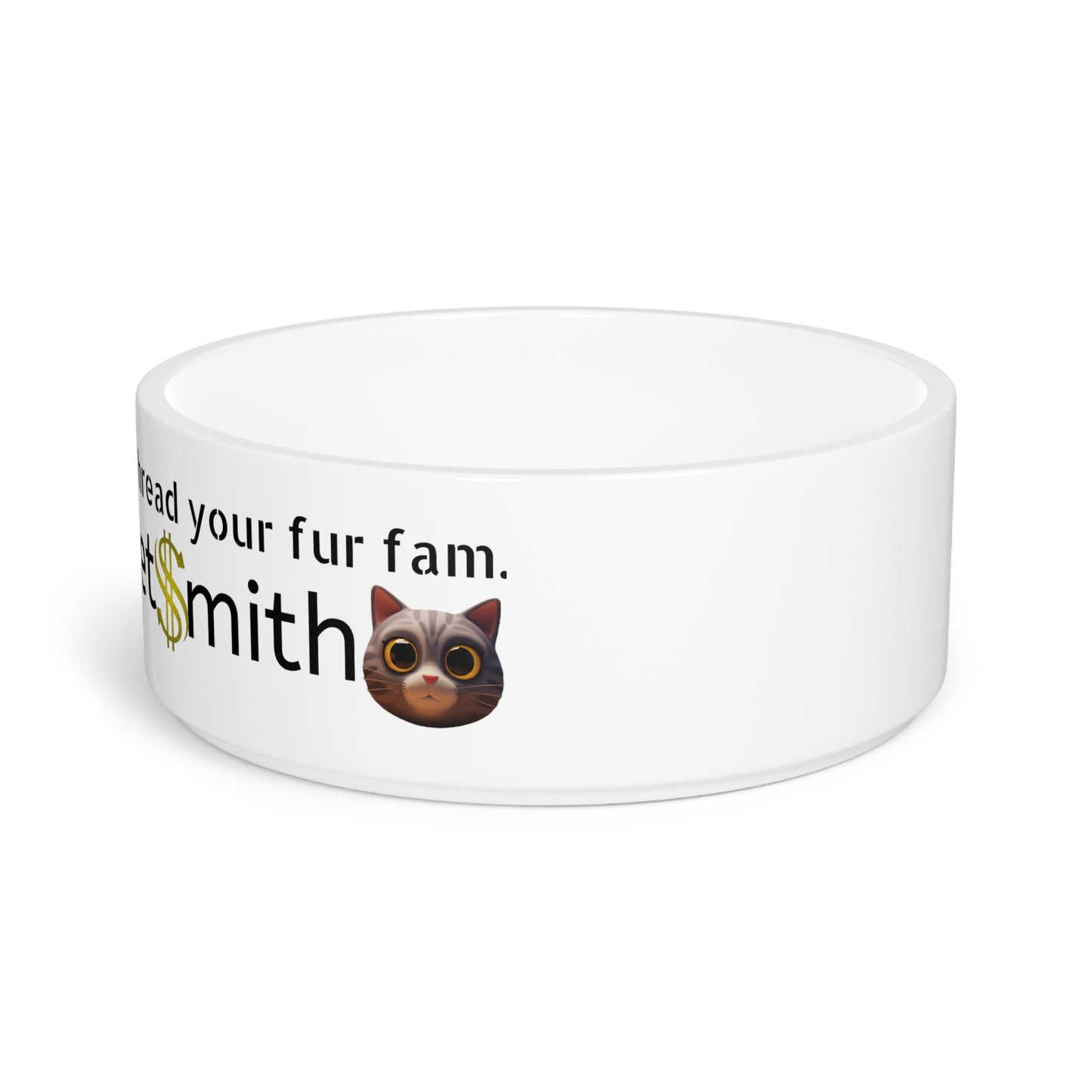Stylish Pet Bowl for Trendy Pets, Unique Dog Bowl, Cat Bowl, Pet Lover Gift, Customizable Pet Dish