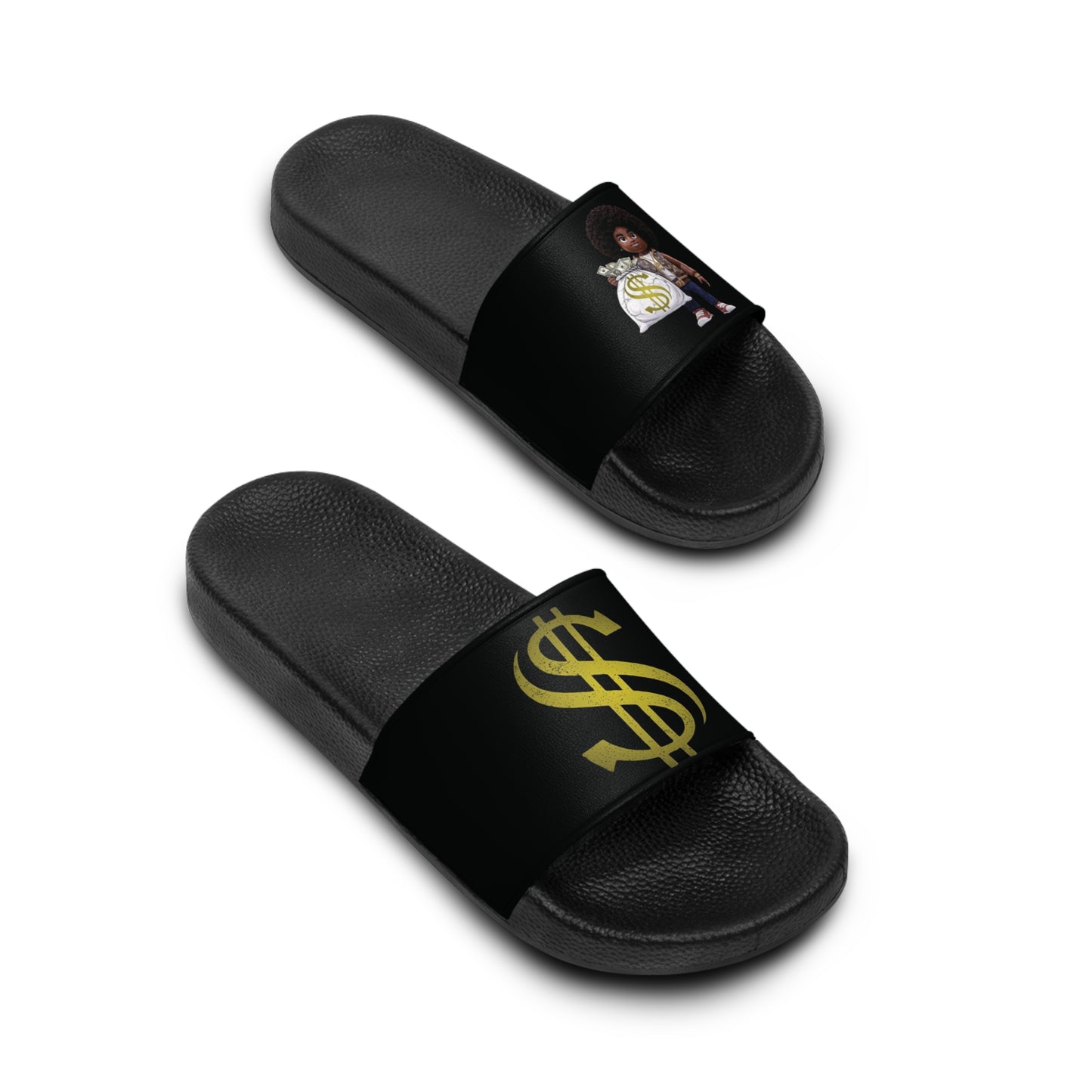 Trendy Dollar Sign Men's Slide Sandals | Casual Footwear, Summer Slides, Beachwear, Gift for Him, Vacation Essentials