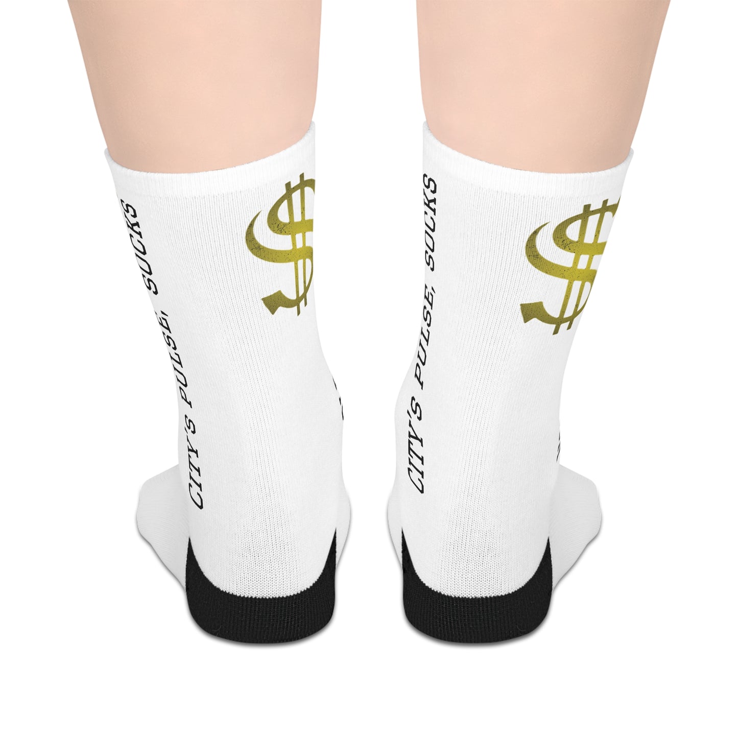 City Pulse Mid-length Socks, Trendy Socks, Fun Casual Wear, Unique Gift, Everyday Comfort, Fashion Accessories