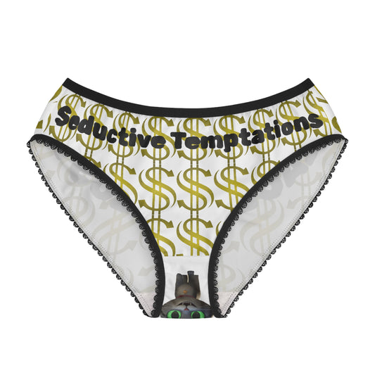 Seductive Dollar Women's Briefs, Playful Underwear, Gifts for Her, Fun Loungewear, Party Essentials, Unique Fashion