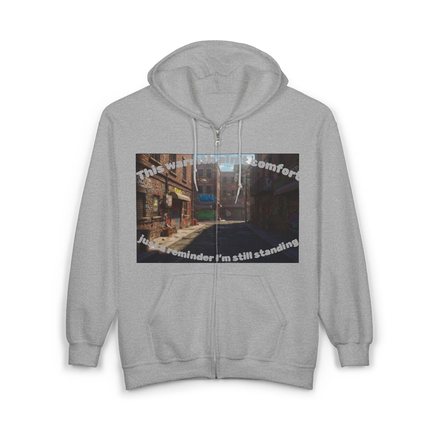 Unisex Zip-Up Hoodie with Inspirational Design, Cozy Hoodie, Motivational Apparel, Perfect Gift for Friends and Family, Casual [...]