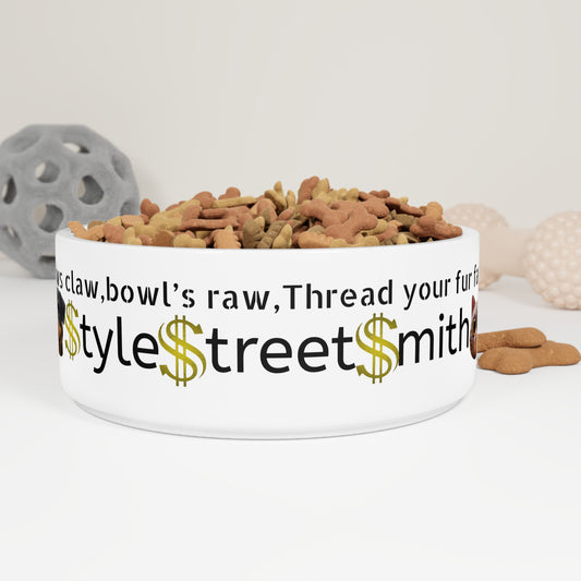 Stylish Pet Bowl for Trendy Pets, Unique Dog Bowl, Cat Bowl, Pet Lover Gift, Customizable Pet Dish