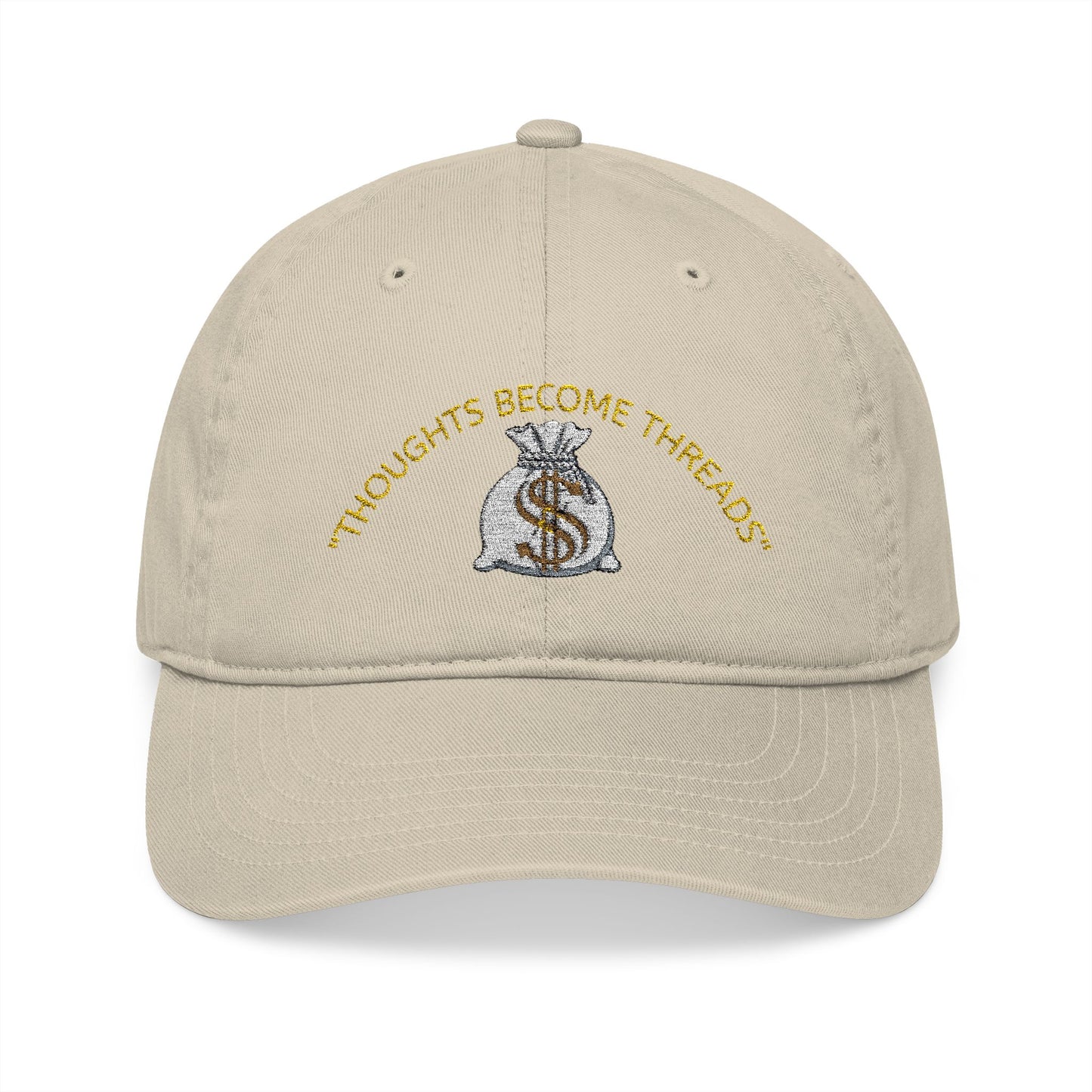 Thoughts become threads dad hat