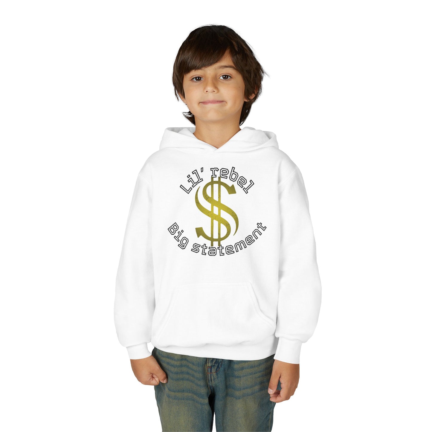 Youth Rebel Hoodie - Stylish Statement Sweatshirt for Trendy Kids, Perfect for Casual Wear, Birthdays, Family Events, and Sports