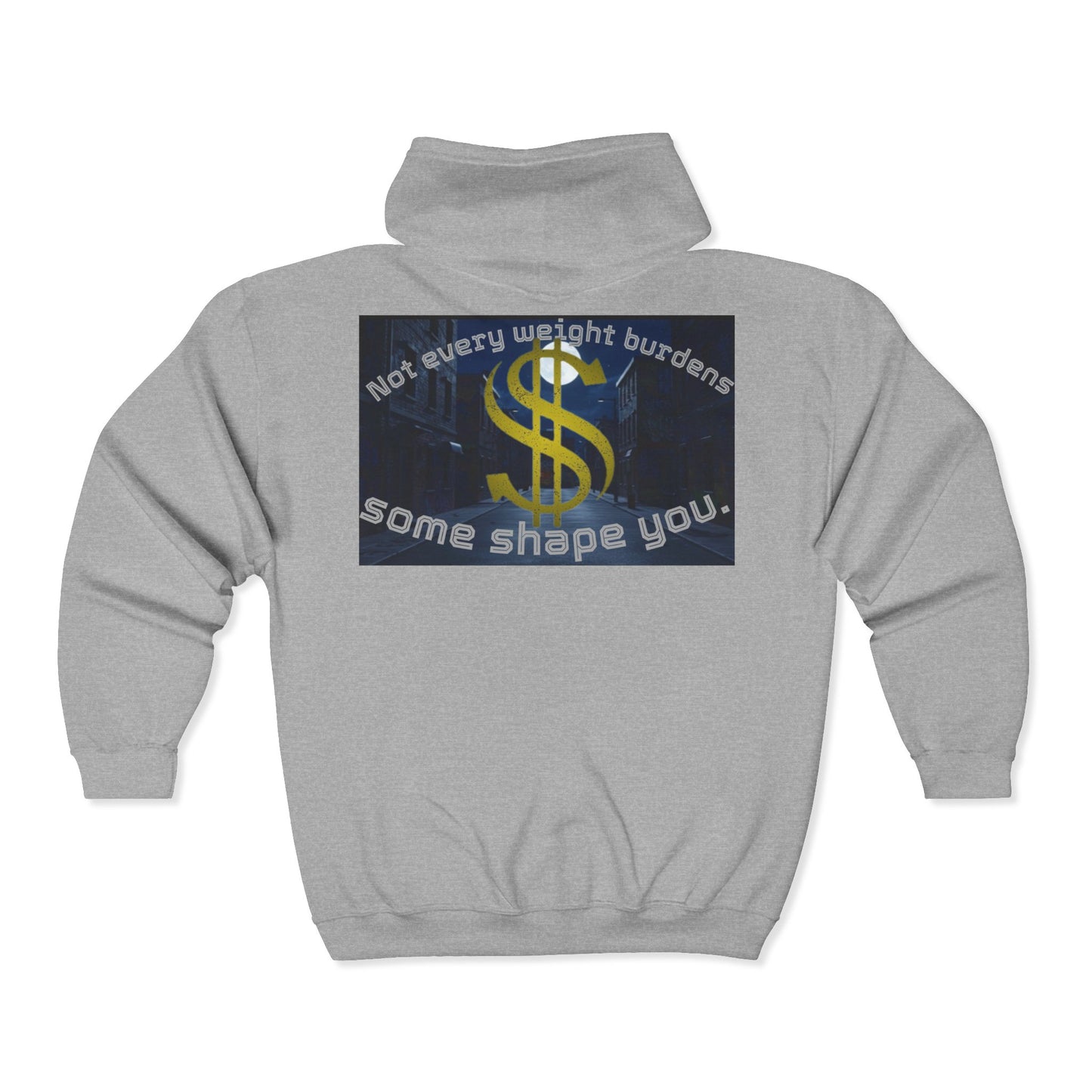 Unisex Zip-Up Hoodie with Inspirational Design, Cozy Hoodie, Motivational Apparel, Perfect Gift for Friends and Family, Casual [...]