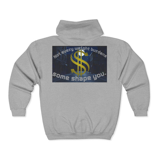 Unisex Zip-Up Hoodie with Inspirational Design, Cozy Hoodie, Motivational Apparel, Perfect Gift for Friends and Family, Casual [...]